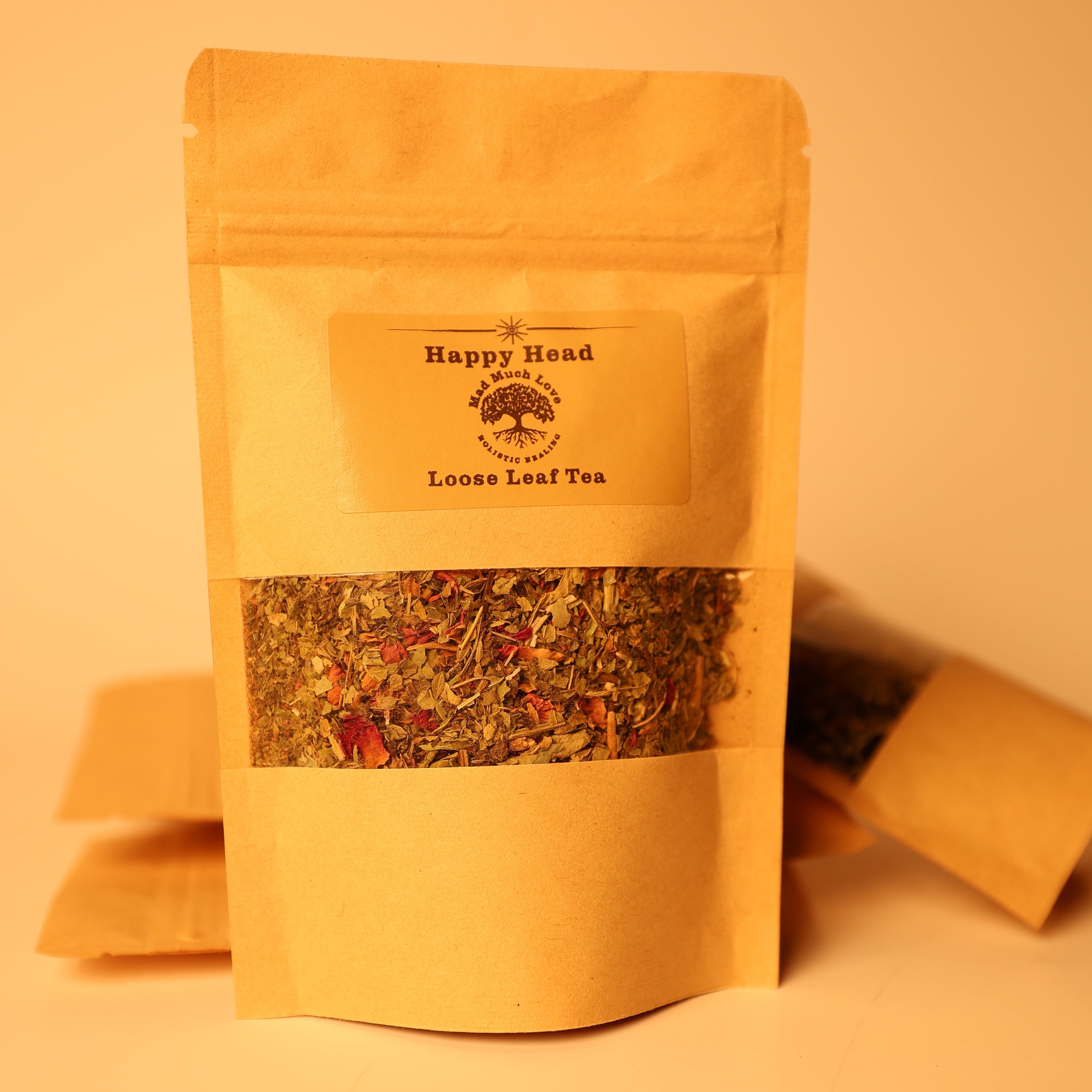 A gentle, uplighting blend crafted to&nbsp;help ease extreme low mood, support emotional well-being, and brighten your mood naturally.

This tea works with your body to&nbsp;ease stress, relax the nervous system, and promote a sense of inner happiness. Perfect for daily rituals, it helps you feel grounded, clear, and more connected to yourself throughout the day.&nbsp;