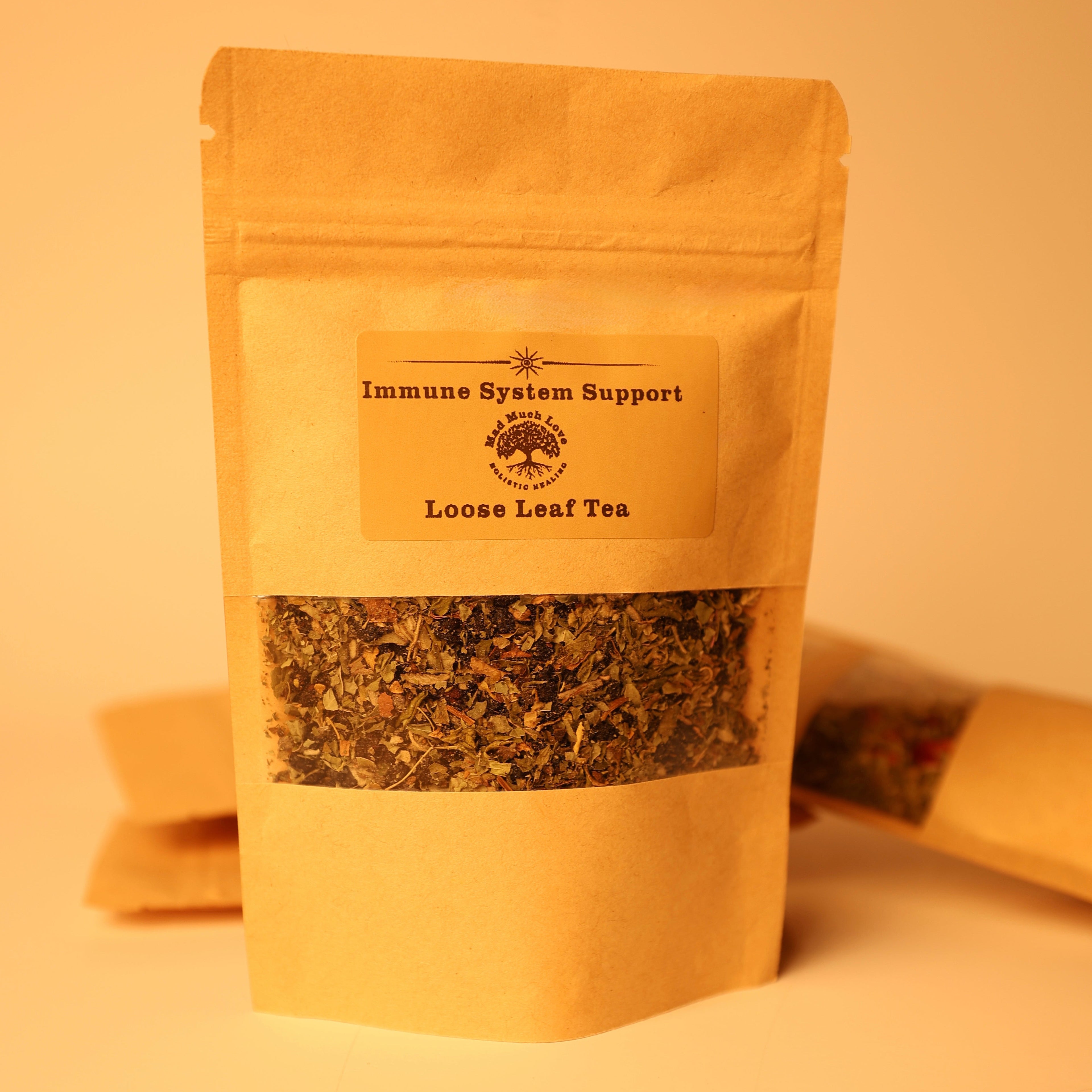 A nourishing herbal blend crafted to support the immune system and strengthen the body's natural defenses, helping you feel strong, restored, and aligned through every season. Created with moringa, a nutrient-dense superfood rich in vitamins, minerals and antioxidants which helps fuel the body with essential nutrients while supporting energy, inflammation balance and overall wellness. This tea works with your body to promote balance, resilience, and helps the body respond to everyday stressors. 