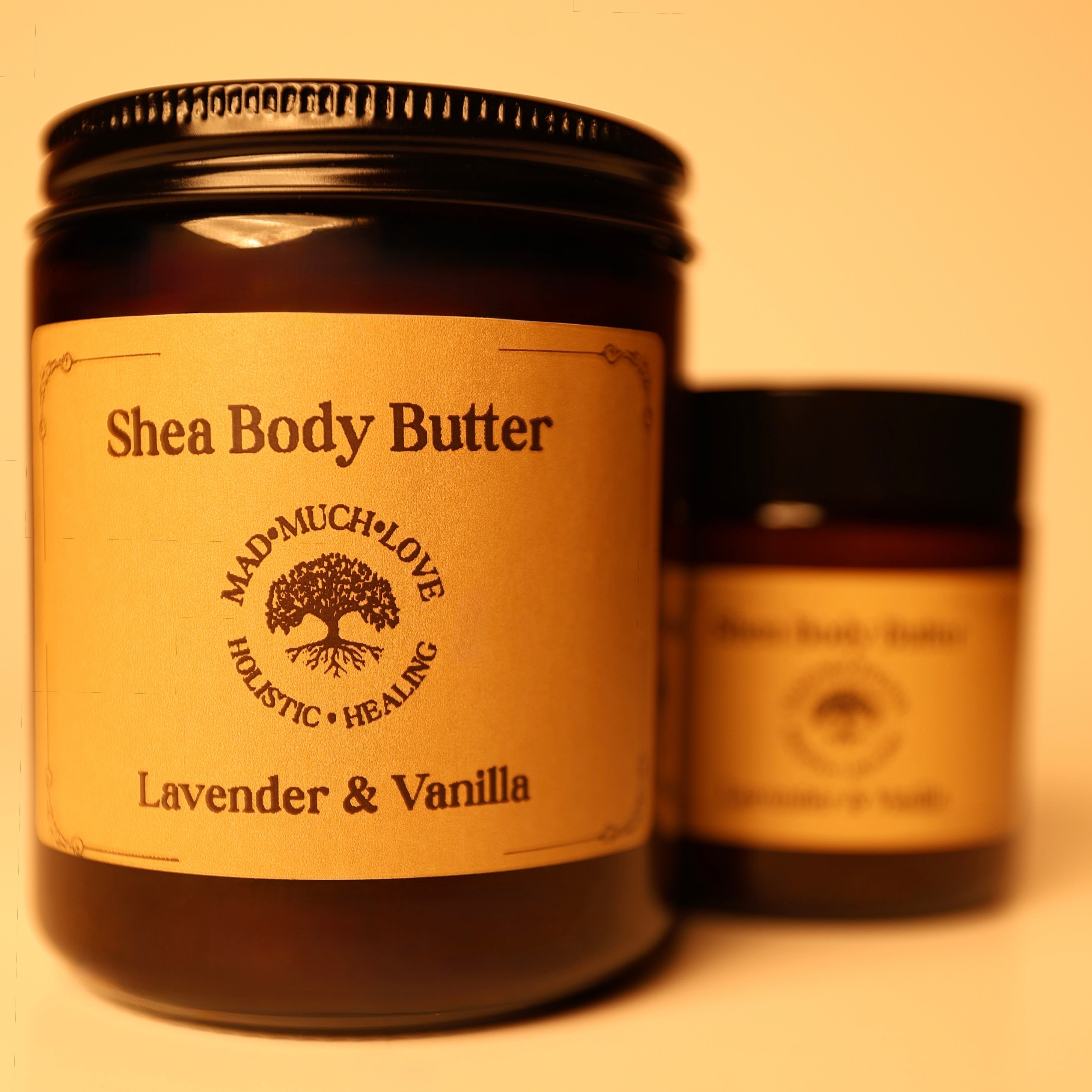 A deeply nourishing body butter designed to replenish moisture and support skin elasticity while calming irritated skin.
This formula helps reduce inflammation, soften rough areas, and promote natural skin repair. It supports collagen production to improve firmness and helps fade the appearance of stretch marks and scars over time. Melting gently into the skin, it leaves a smooth, supple, and naturally glowing finish.&nbsp;